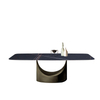 Italian Light Luxury Minimalist Marble Dining Table Modern Household Rectangular Model Dining Room Table
