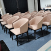 Nordic Modern Style Dining Chairs Solid Wooden Legs Kitchen Chair Leather Seat and Back Living Room Hotel Dining Room Chairs
