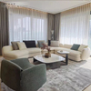 Foshan Factory Custom Made High End Luxury Home Villa Fabric Sofa Furniture Set for Living Room