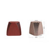 Modern Design Hotel Home Living Room Furniture Saddle Leather Ottoman Shoe Stool Sofa Stool Chair