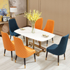 Modern Luxury Wooden Dining Room Chairs Hotel Restaurant Coffee House Leather Negotiation Chair