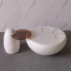 High End Round Coffee Table Double Modern Luxury Concrete Tempered Glass Corner Table Tea Table