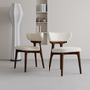 Modern Design Style Dining Chair Contemporary Dining Room Furniture Soft Wooden Chairs for Home Restaurant