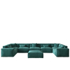 Modern Design Modular Velvet Fabric Corner Couch Factory Living Room Furniture Sectional Sofa Set