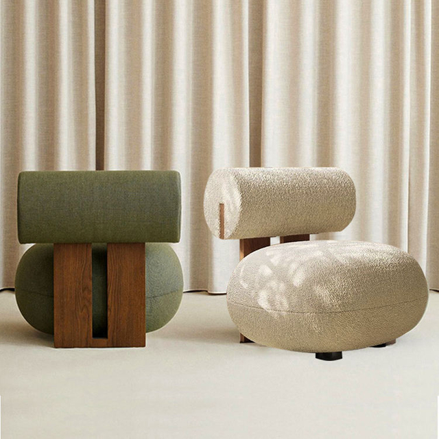 Silla de sal&oacute;n de dise&ntilde;o n&oacute;rdico, muebles para el hogar, sill&oacute;n de madera de Fresno, sal&oacute;n de ocio moderno, sof&aacute; de terciopelo para vest&iacute;bulo de Hotel