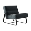 Italian Minimalist Leather Comfortable Casual Chair, Light Luxury Sofa Chair, Luxurious Frosted Leather Armchair in Living Room