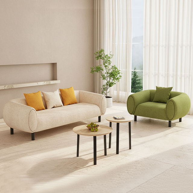 Luxury Italian Design 2-Seater 3-Seater Modern Velvet Couch Furniture Creative Accent Sofa Set for Living Room Villa Home Office