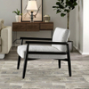Italian Style Armchair with Solid Wood Frame Leisure Chair with Velvet Fabric Lounge Chair for Hotel Living Rooms