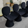 Luxury High-End Velvet Dining Chair Minimalist Backrest Modern Simple Home Hotel Stool for Villa Restaurant Bedroom Makeup Chair