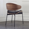 Nordic ASH Solid Wood Dining Chair Furniture Hotel Restaurant Backrest Chair Natural Color Single Dining Chair
