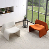 New Design Home Living Room Chair Armchair Hotel Restaurant Sofa Single Velvet Fabric Club Leisure Guest Accent Chair