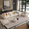 Modern Sofa Living Room Furniture Velvet or Leather Hotel Reception Room Luxury 3 Seater Sofa Set