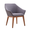 Fabric Mid-century Living Room Hotel Armchair Modern Accent Leisure Chair