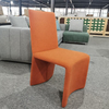New Italian Minimalist Designer Fabric Restaurant Chair Modern Fashion Hotel Velvet Dining Room Chair for Kitchen