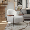 Modern Design Living Room Armchairs Business Negotiations Metal Fabric Chairs Hotel Apartments Leisure Lounge Chairs