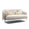 New Design High Grade Metal Leg Sofa Living Room Classic Leisure Chair Home Furniture Velvet Single Three Sofa