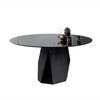 High Quality Stainless Steel Dining Table Modern Designs Restaurant Marble Dining Table
