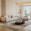 Nordic Modern Design Living Room Sectional Sofa Couch Hotel Solid Wood Velvet Fabric Three Seater Sofa Set