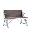 Modern Outdoor Furniture Stainless Steel Multifunctional Folding Table and Chair