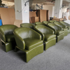 Modern Design Japanese Style Velvet Sofa Chair with Footstool Wabi-sabi Living Room Furniture Leisure Chair Salon Armchair