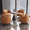 Italian Style Accent Chair Nordic Thousand Bird Single Sofa Chair Light Luxury Living Room Bedroom White and Gold Leisure Chair