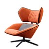 Modern Home Furniture Revolving Leisure Chair Living Room and Hotel Gold Sofa Chair