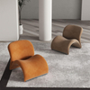 Minimalist Nordic Design Home Furniture Fabric Leisure Single Sofa Lazy Sofa Floor Chair Lounge Accent Chair