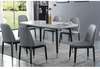 Fashion Design Solid Wood Leg Stainless Steel Cover Dining Chair for Home Living Room Restaurant Chair
