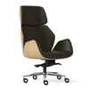 Modern Office Chairs Home High Back Home Black Leather Office Chair Multi-functional Swivel Chair