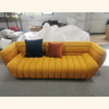 Modern Luxury Home Furniture Creative Design Velvet Sofa for Two Sleeping Couch Fabric Living Room Sofa Set