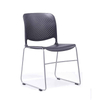Modern Office Furniture Metal Stackable Armless Visitor Conference Chair Plastic Dining Chair