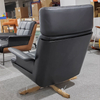 Modern Fabric Leisure Chair High Backrest Swivel Lounge Chair Single-Person Bedroom Home Living Room Furniture
