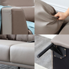 Modern High-quality Living Room Sofa Leather Business Office Reception Sofa Single and Triple Sofa