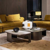 Italian Tea Table for Living Room Furniture Stainless Steel Coffee Table Modern Style Hotel Furniture