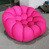 Modern Nordic Fabric Velvet Pumpkin Leisure Chair Relax Accent Chair Bedroom Sets Furniture Hotel Living Room Lazy Sofa Chairs