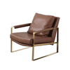 Modern Living Room Luxury Lounge Furniture Single Seat Chairs Vintage Leather Armchair Sofa Genuine Leather Sofa Chair