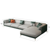 Modern Style Leather Light Luxury Sofas Sectionals Couch Lounge Custom Sofa Set Furniture Hotel Living Room Sofas