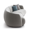 Modern Style Comfortable Living Room Sofa Set Velvet Fabric Upholstery Sofa With the Metal Foot