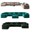 Modern Design Modular Velvet Fabric Corner Couch Factory Living Room Furniture Sectional Sofa Set