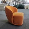 Light Luxury Single Sofa Hotel Living Room Bedroom Single Chair Modern Designer Velvet Fabric Lounge Armchair