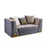 Factory Customized Modern Luxury Living Room Sofa Set Velvet Buckle Hotel Sofa