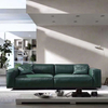 New Italian Style Leather Sofa Luxury Apartment Hotel Furniture Living Room Sofa Sets