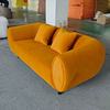 Luxury Italian Design 2-Seater 3-Seater Modern Velvet Couch Furniture Creative Accent Sofa Set for Living Room Villa Home Office