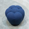 Luxury High-quality Round Stool with Fixed Cotton Filling Swivel Footstool Creative Designer for Living Room Edge Stool