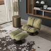 Italian Luxury Design Swivel Living Room Chair Simple Modern Leisure Fabric Armchair for Home Bedroom Apartment Outdoor Villa