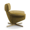 Modern Italy Designer Velvet Fabric Lounge Chair with High Back Living Room Furniture Metal Stainless Steel Legs Leisure Chair