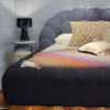 Modern Design Luxury Bubble Bed Shaping Sponge Frame Velvet Fabric Queen King Size Nordic Bedroom Furniture Sets