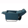 Modern Minimalist Leather Single Lounge Sofa with Expandable Home Office Lunch Break Medical Care Functional Sofa