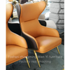 Modern Nordic European Living Room Armchair Luxury Hotel Furniture Leather Lounge Chair