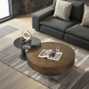 Italian Design Living Room Furniture Metal Luxury Coffee Tables Modern Simple Tempered Glass Coffee Table Set